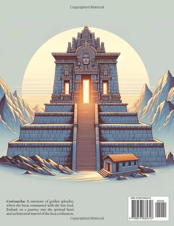 Hues of History: Inca Civilization: A Coloring Journey Through the Art and Heritage of Ancient Incas — تصویر 2