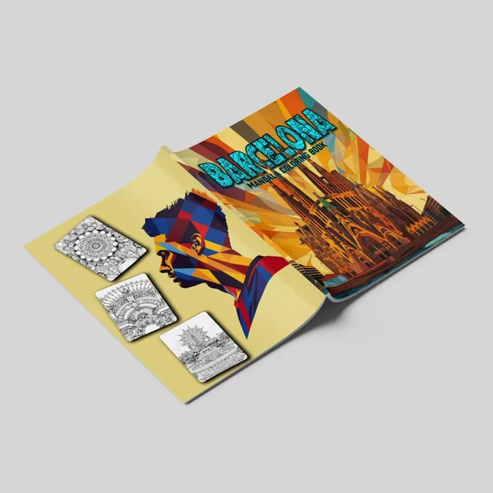 Barcelona Mandala Coloring Book — تصویر 1