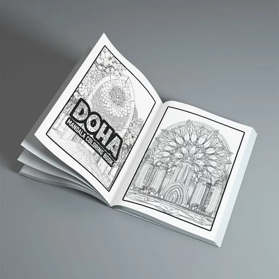 Doha Mandala Coloring Book — تصویر 2