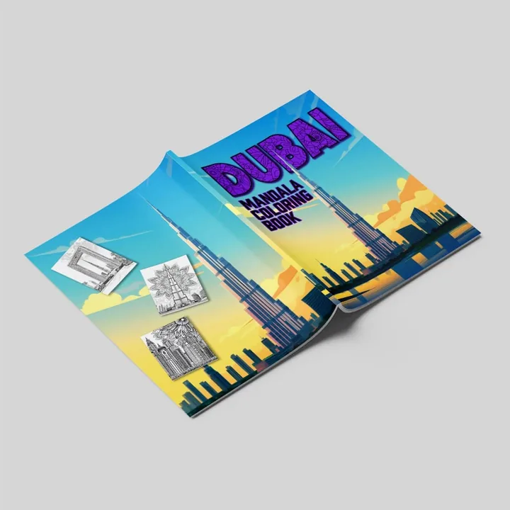 Dubai Mandala Coloring Book — تصویر 1