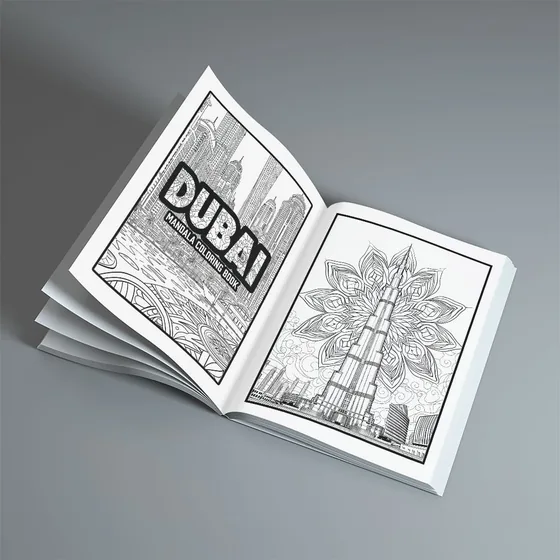 Dubai Mandala Coloring Book — تصویر 2