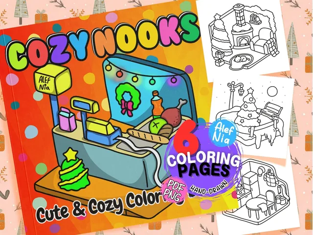 Cozy Corner Cosy Colouring Book — تصویر 1