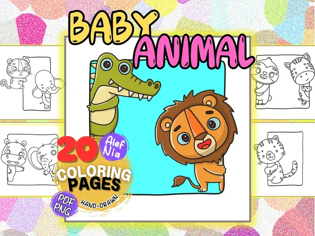 Baby Animal Coloring for Kids — تصویر 1