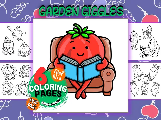 Vegan Coloring Book — تصویر 1