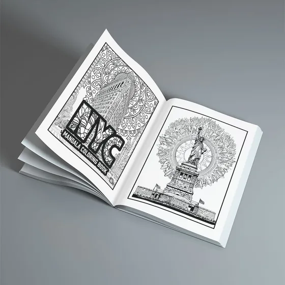 NYC Mandala Coloring Book — تصویر 2